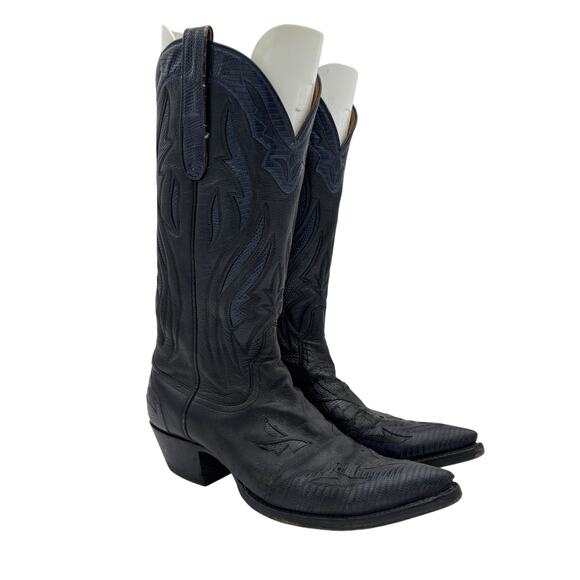 Falconhead Tres Outlaws Leather Cowboy Western Boots Women's 7.5C Boho Y2K - Picture 1 of 15